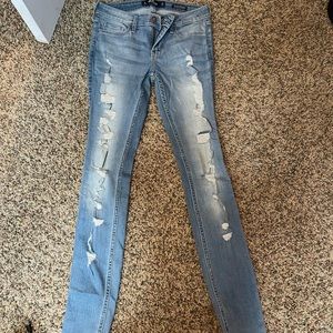 Low Rise Super Skinny Jeans from Hollister